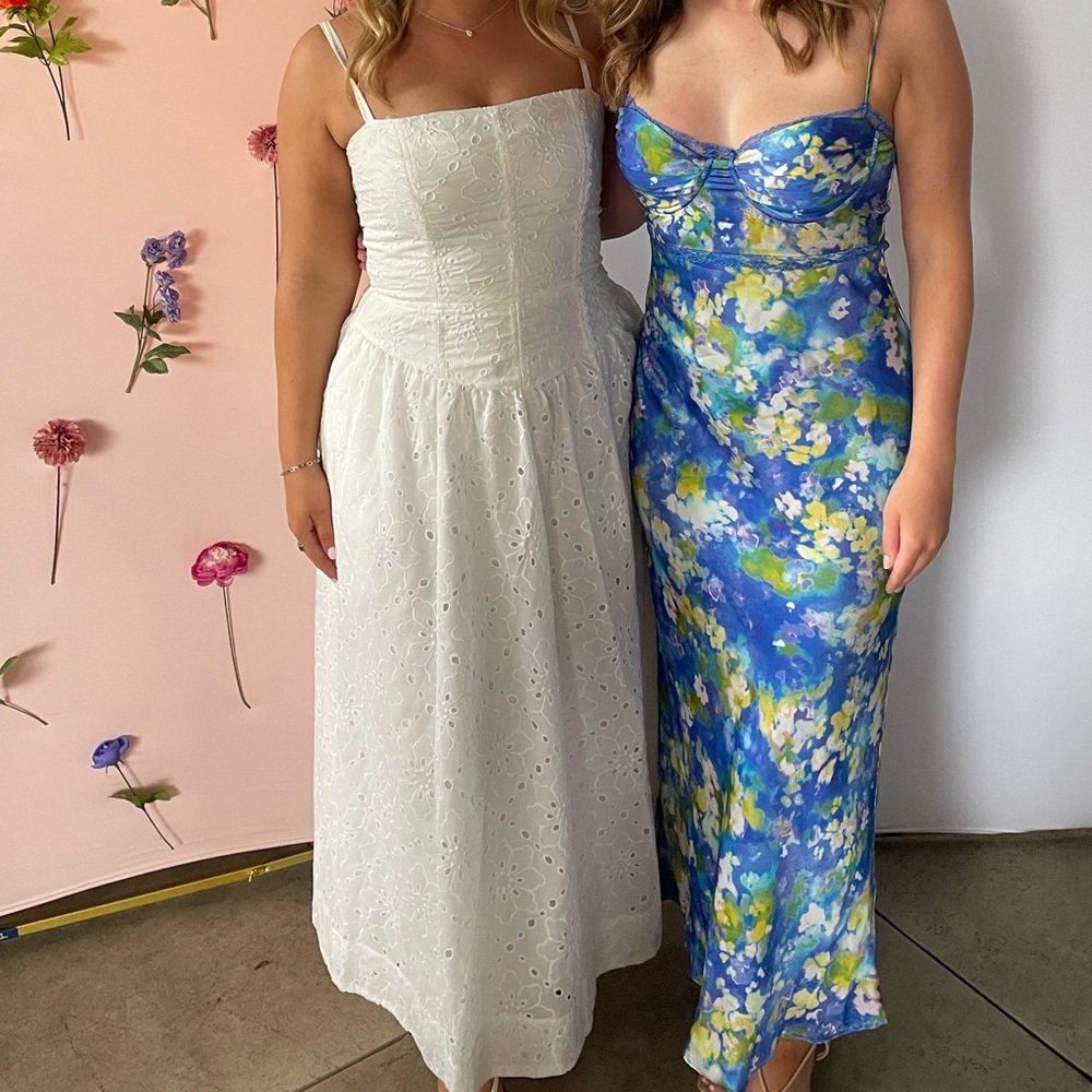 Reformation White Eyelet Maxi Dress - Picture 5 of 7